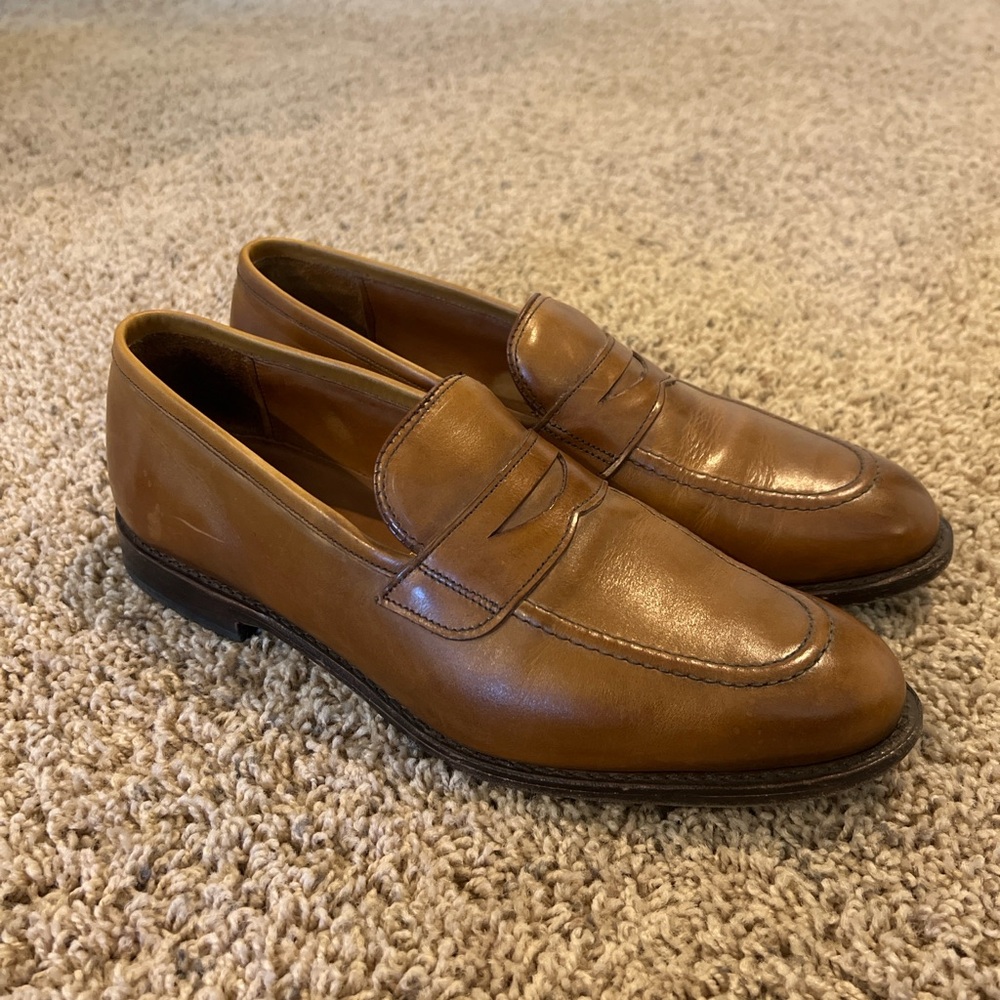 Allen Edmonds Lake Forest loafer tan calf